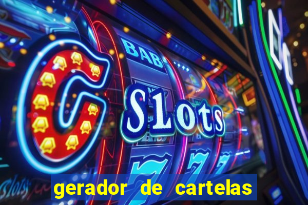 gerador de cartelas de bingo 1 a 99